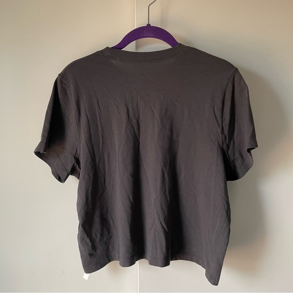 Madewell Softfade Cotton Boxy-Crop Tee - Medium - Picture 4 of 4